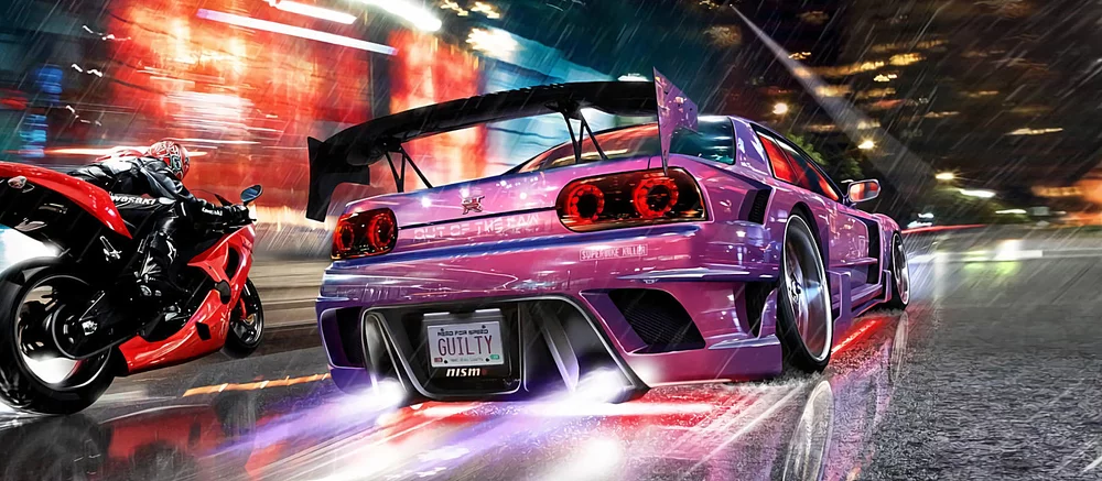 Культовую NFS Underground 2 преобразили до неузнаваемости. В гонку завезли новое освещение и трассировку лучей