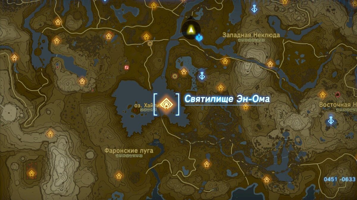 Zelda tears of the карта святилищ