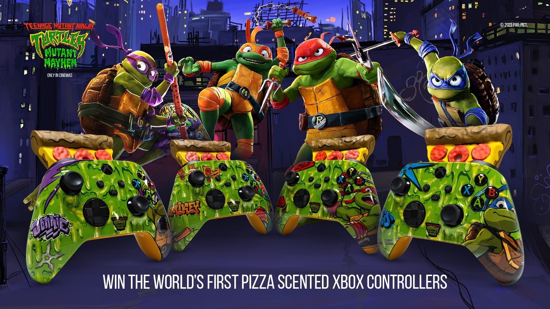 
          Microsoft показала геймпады по «Черепашкам-ниндзя», пахнущие пиццей
        