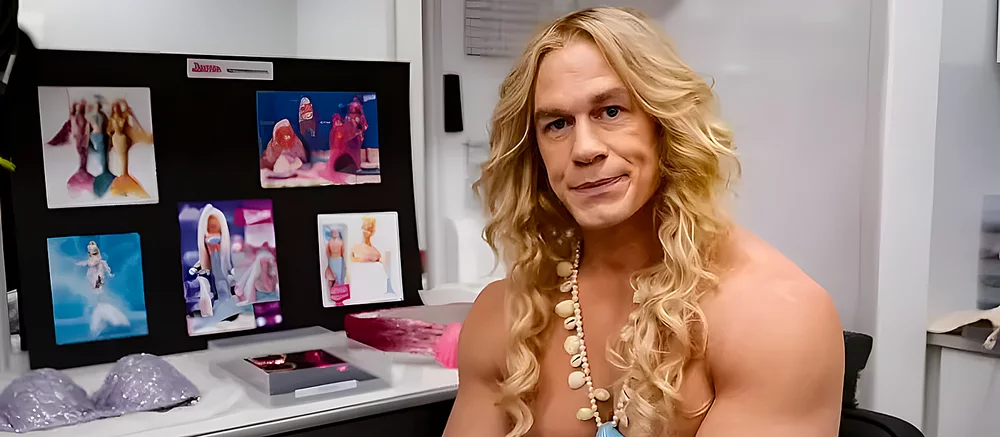 Авторы «Барби» показали Джона Сину в роли Русалочки. К такому зрители не были готовы