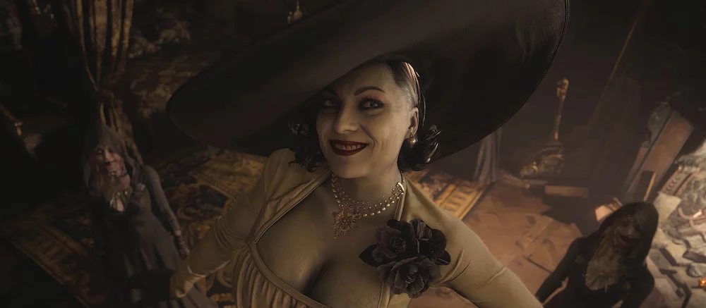 Показана «бескомпромиссная» фигурка Леди Димитреску из RE Village. Она стоит 165 тыс рублей