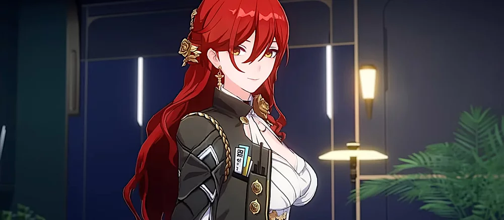 Показана фигурка Химеко из Honkai: Star Rail, которую можно раздеть