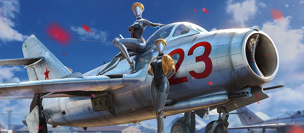 В War Thunder стартовал ивент с роботами из Atomic Heart — геймплейные кадры и арты с Близняшками