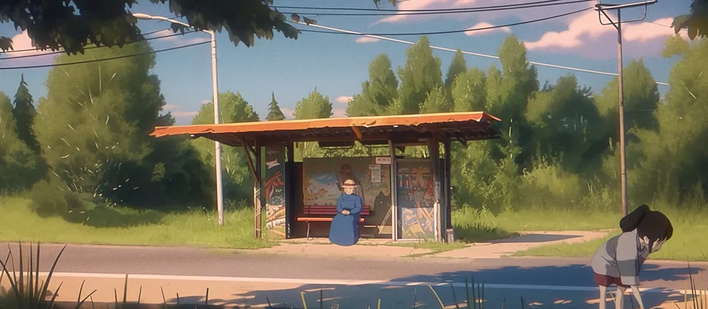 «Аж сердечко защемило»: художники показали впечатляющий ролик про детство в России, стилизованный под аниме Хаяо Миядзаки