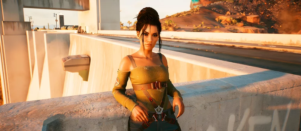 Фанат показал Панам Палмер из Cyberpunk 2077 с измененной внешностью. Героиня стала более милой