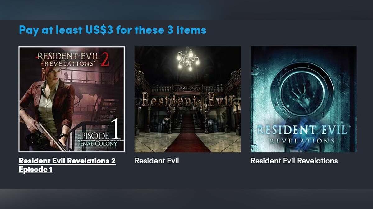Почти халява: сразу три части Resident Evil с высоким рейтингом отдают  всего за $3 для Steam