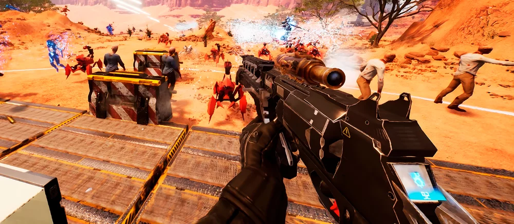 Вышел новый геймплей фантастической игры, которая выглядит, как дикая смесь шутера, RPG и стратегии