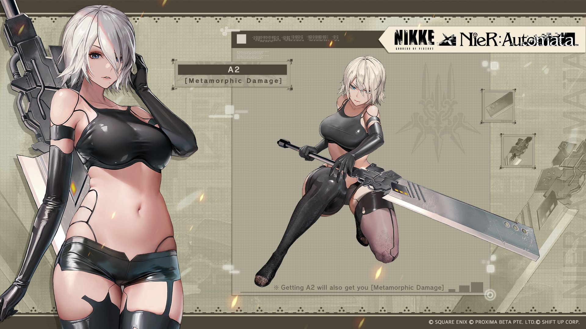 
          В Goddess of Victory: Nikke добавили 2B без юбки и A2 с голым животом
        