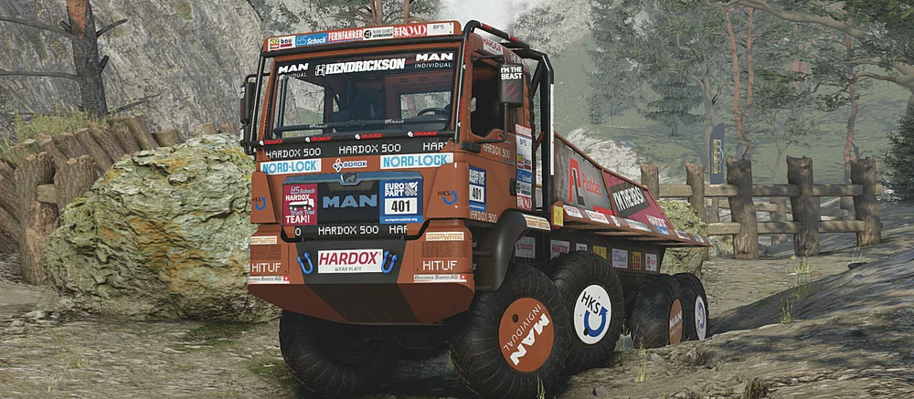 На PC вышла игра про вождение грузовика с открытым миром, красивой графикой и системой повреждений