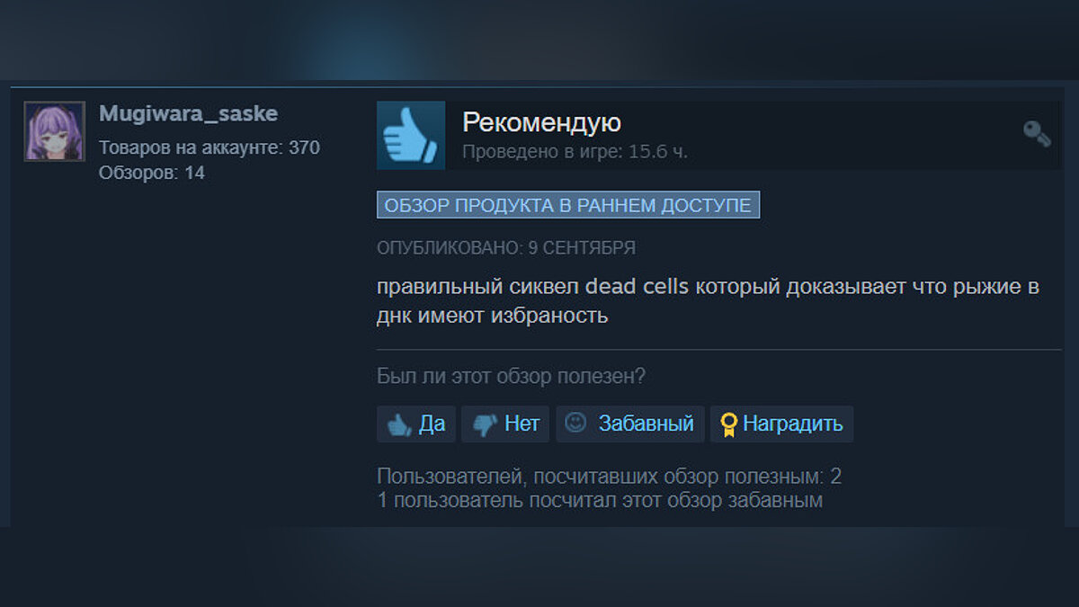 В Steam вышла игра для взрослых, у которой свыше тысячи положительных  отзывов и рейтинг 96%