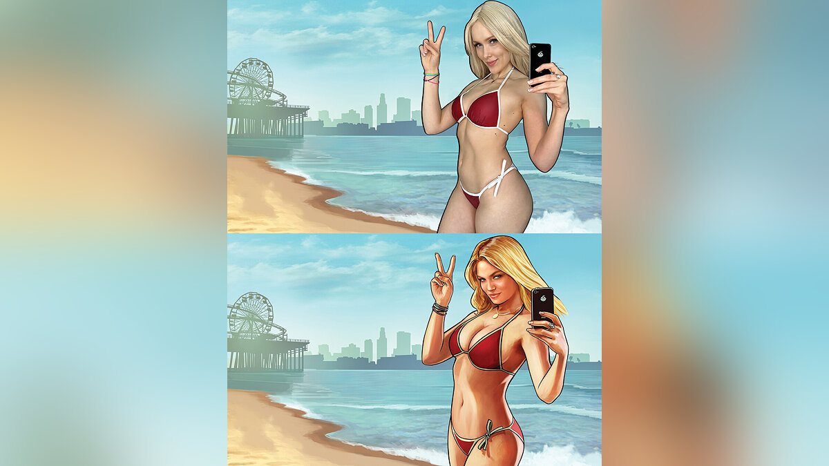 Девушка закосплеила блондинку с обложки GTA 5 и попала в топ на Reddit