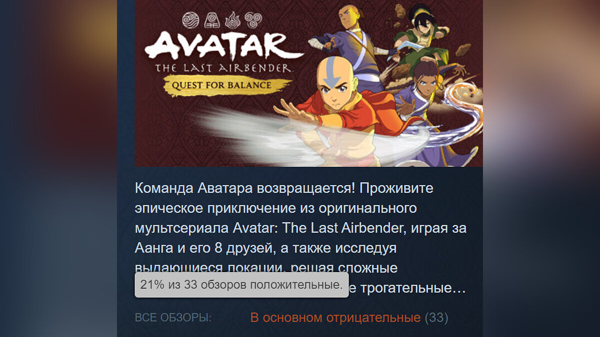 21% рейтинга: в Steam разгромили новую игру по «Аватару»