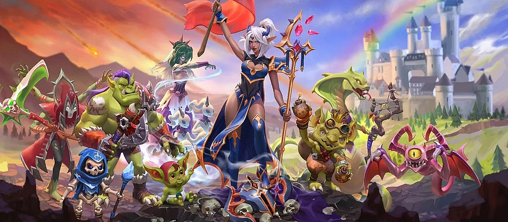 В Steam можно бесплатно сыграть в фэнтезийную игру, где нужно строить своё подземелье и нападать на мирных жителей