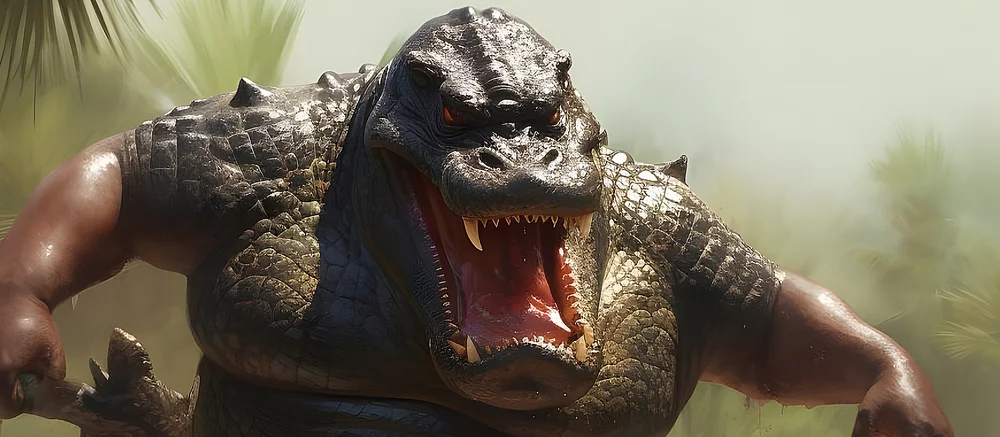 Blizzard тоже решила хайпануть, воссоздав популярный мем про мужчину и аллигатора в мире Warcraft