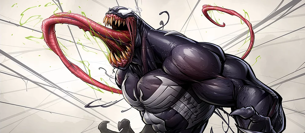На артах показали, как бы выглядел Веном, если бы он вселился в Железного человека, Капитана Америку, Росомаху и Грута