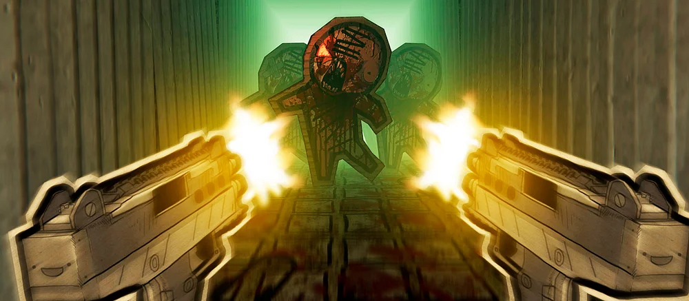 Россиянин показал геймплей шутера c «бумажной» графикой, над которым он работает уже 6 лет. Игру можно опробовать бесплатно