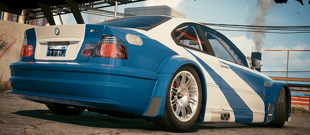 В Cyberpunk 2077 добавили культовую BMW M3 GTR из NFS: Most Wanted. Выглядит очень круто