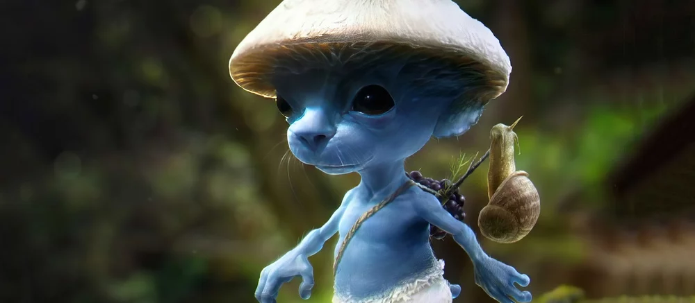 Что за синий смурф-кот? История интернет-мема с милым Шайлушаем