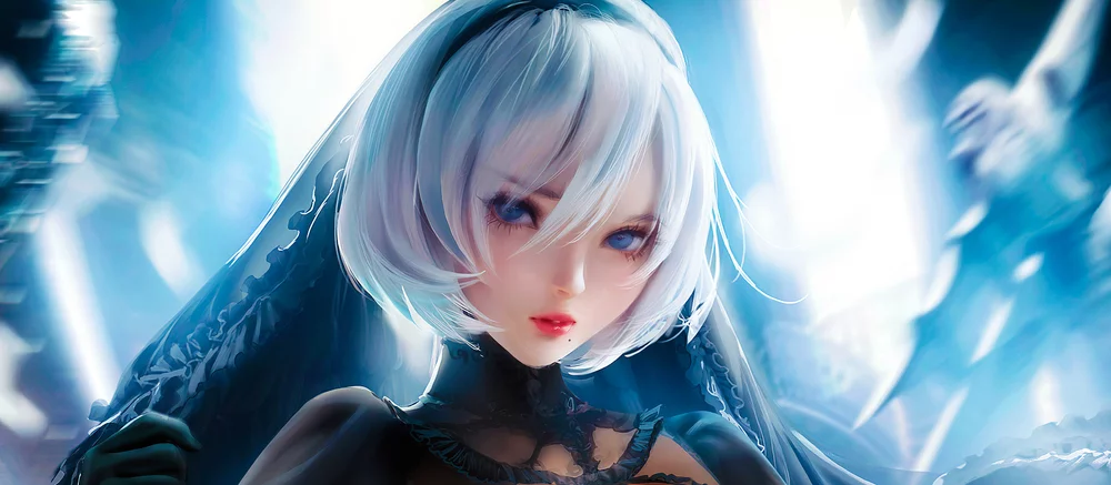 Девушка, подарившая свое тело Эшли в ремейке Resident Evil 4, показала косплей 2B из NieR: Automata в костюме невесты