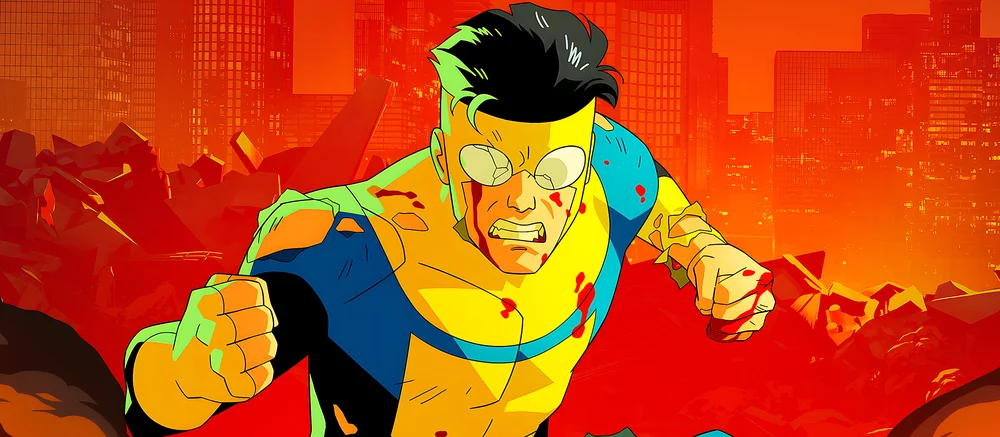 Художник показал реалистичную версию Неуязвимого из хайпового мультика. У героя окровавленное лицо и множество порезов