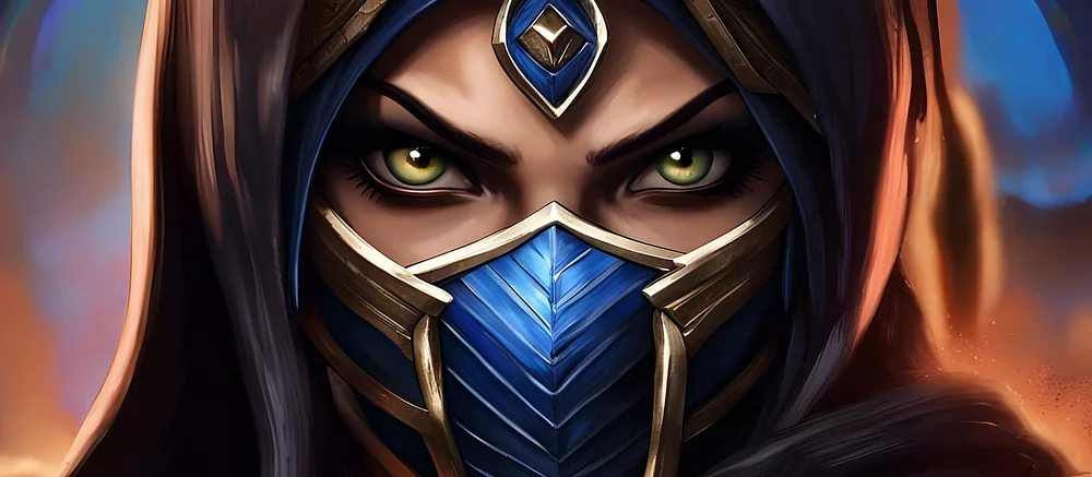 Красивая модель перевоплотилась в образ Китаны из Mortal Kombat и показала косплей в сексуальном костюме