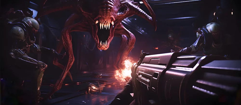 Нейросеть сгенерировала свою версию шутера во вселенной StarCraft. Получилось очень мрачно и атмосферно