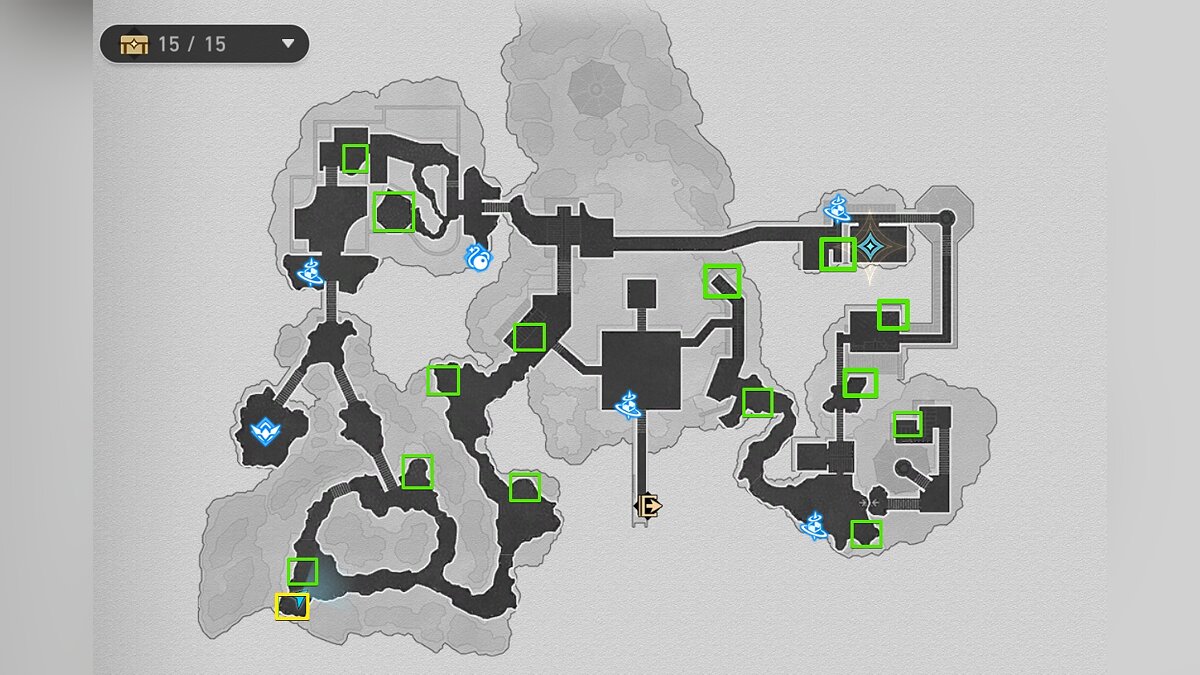 Как найти все сундуки в Саду безмятежности в Honkai: Star Rail