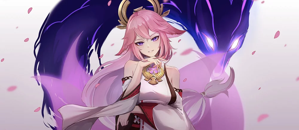 Анонсирована горячая фигурка Яэ Мико из Genshin Impact. На героине почти нет одежды