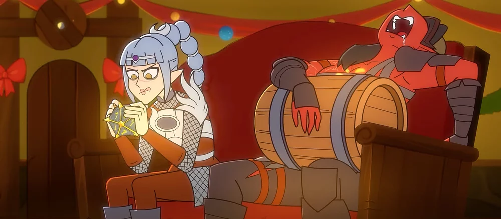 Baldur's Gate 3 превратилась в рождественский мультфильм