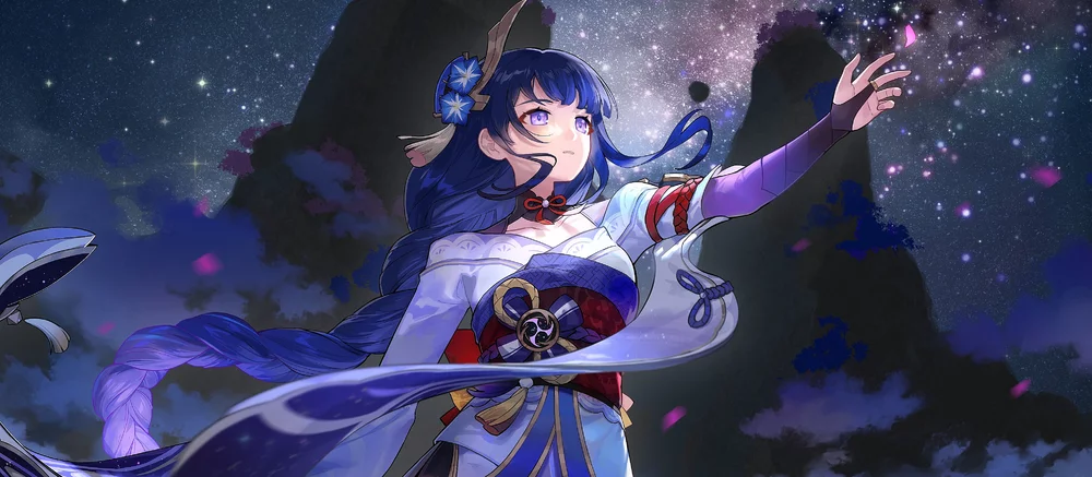 Художник показал Сегун Райдэн из Genshin Impact в виде реальной девушки с большой грудью