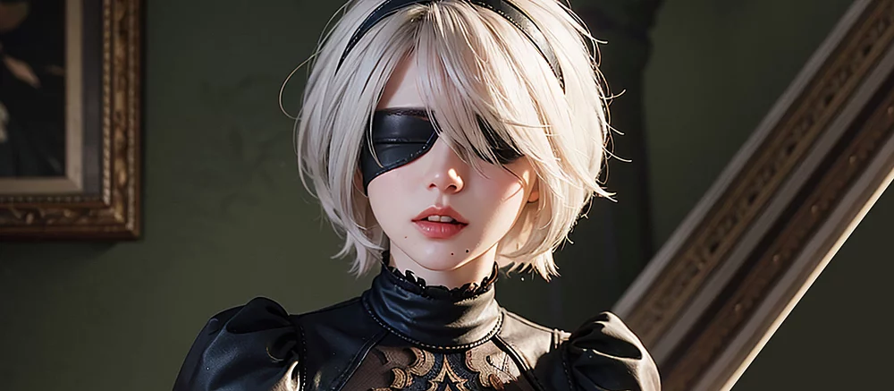 ИИ «оживил» 2B из Nier: Automata и показал её без юбки