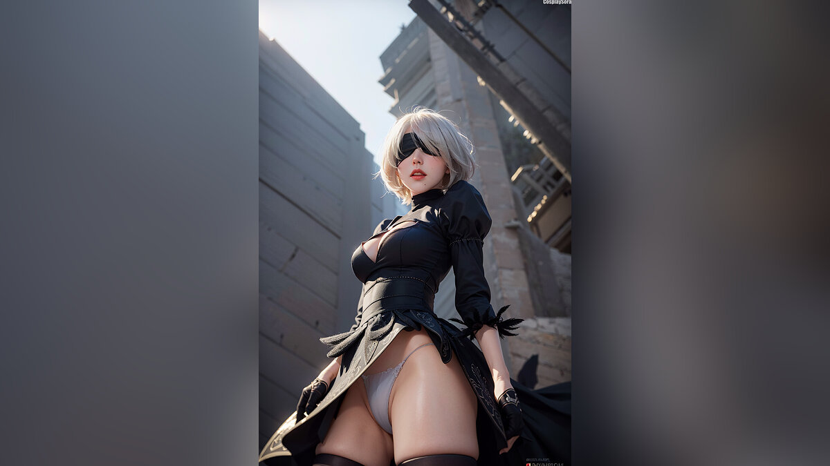 ИИ «оживил» 2B из Nier: Automata и показал её без юбки