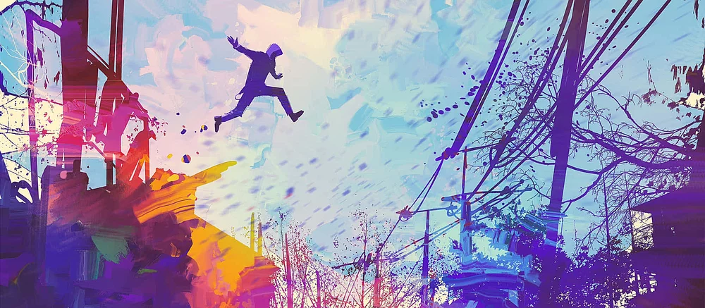 В Steam вышел бесплатный «раннер» FASTER. Вас ждут запредельные скорости, паркур и много неона