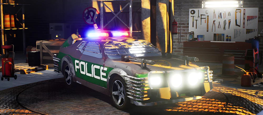 В Steam вышел постапокалиптический гоночный экшен в духе 90-х с сюжетом и мультиплеером