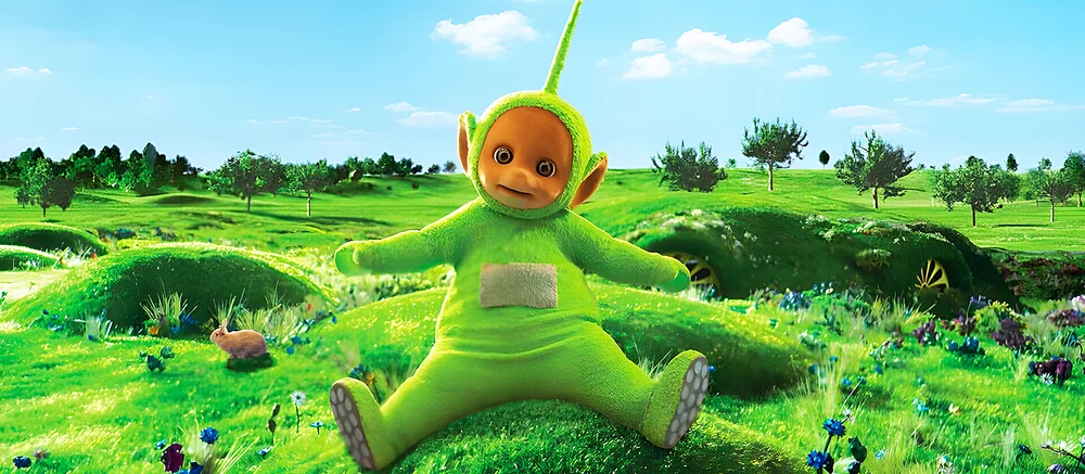 Художник поиздевался над Дипси из «Телепузиков», превратив его в крипового маньяка из ужастиков