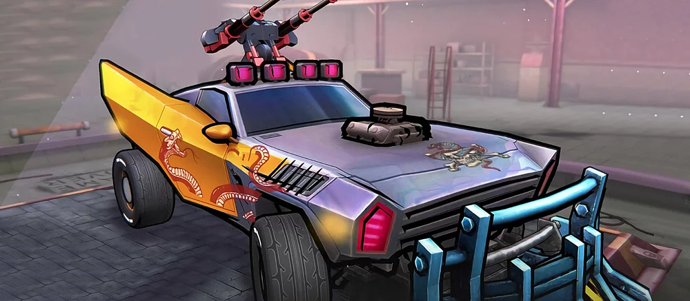 На Android можно бесплатно скачать экшен-гонку, где нужно устанавливать на машины оружие