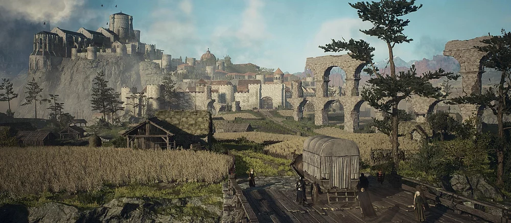 В Dragon's Dogma 2 будет очень масштабный открытый мир — в сети появилось видео участка карты