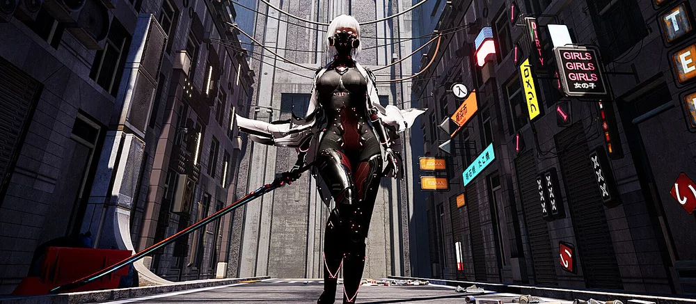 Вышел геймплей нового фантастического экшена с кровавой расчлененкой и битвами на мечах про киберпанковую версию Токио
