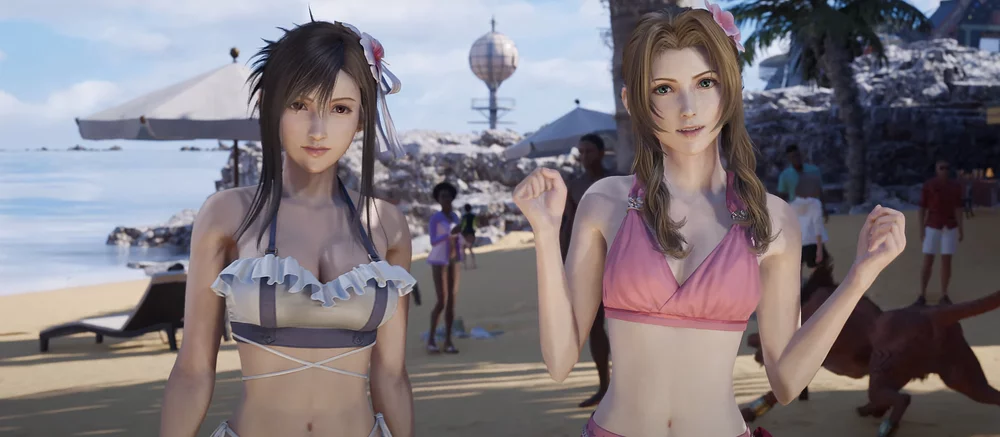 Новые купальники Тифы и Айрис из Final Fantasy VII Rebirth взорвали интернет. Девушкам уже посвящают рисунки