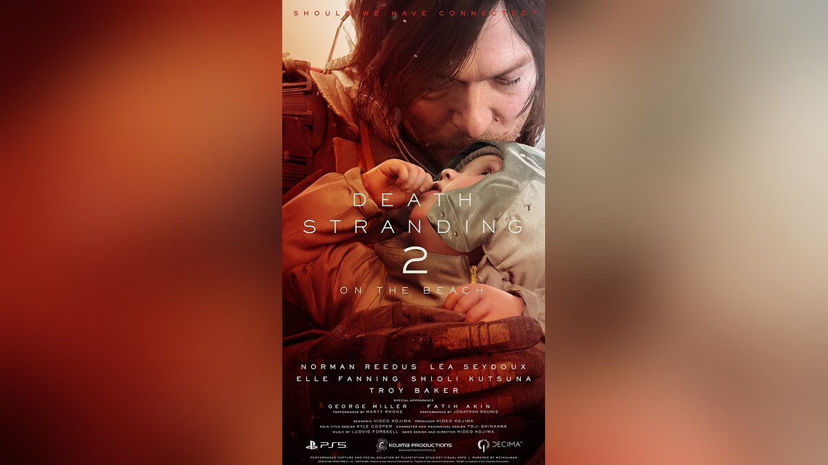 На свежих постерах Death Stranding 2 показали ключевых героев игры