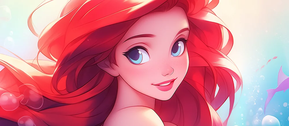 ИИ показал прокачанные версии Русалочки, Белоснежки, Гарри Поттера и Микки Мауса. У персонажей появились крутые экзокостюмы