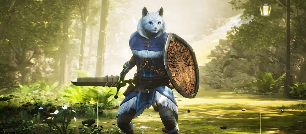 Появился геймплей новой RPG с открытым миром, прокачкой и магией про котов-воинов