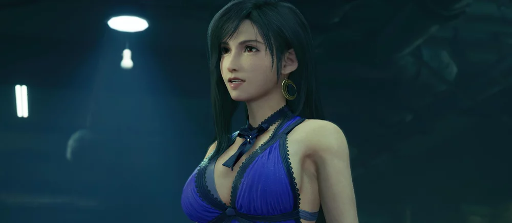 Представлена фигурка голой Тифы из Final Fantasy VII Remake. Девушку можно рассмотреть со всех сторон