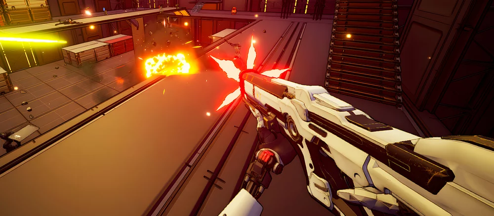 В Steam можно бесплатно скачать фантастический шутер с паркуром про охотницу за головами, сражающуюся с космическим картелем