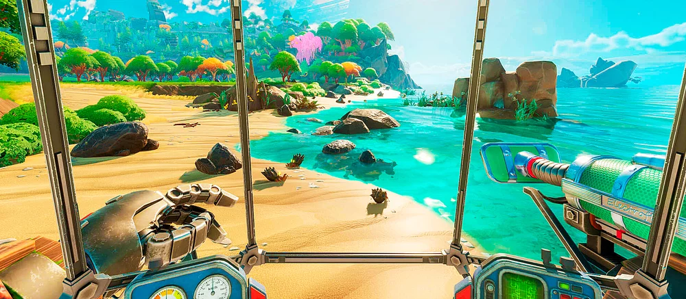 В Steam вышла фантастическая песочница с открытым миром, в которой можно управлять роботом и создать инопланетную ферму