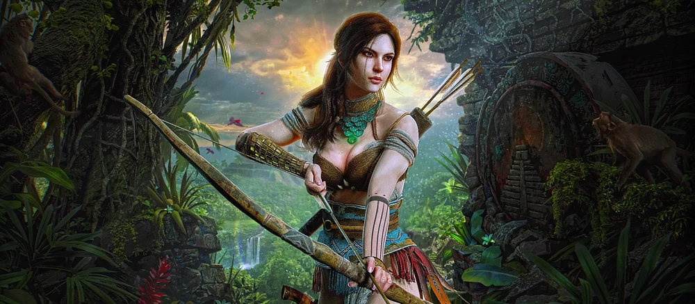 ИИ перенес Геральта, Лару Крофт, Кратоса и других героев в мультфильмы Disney