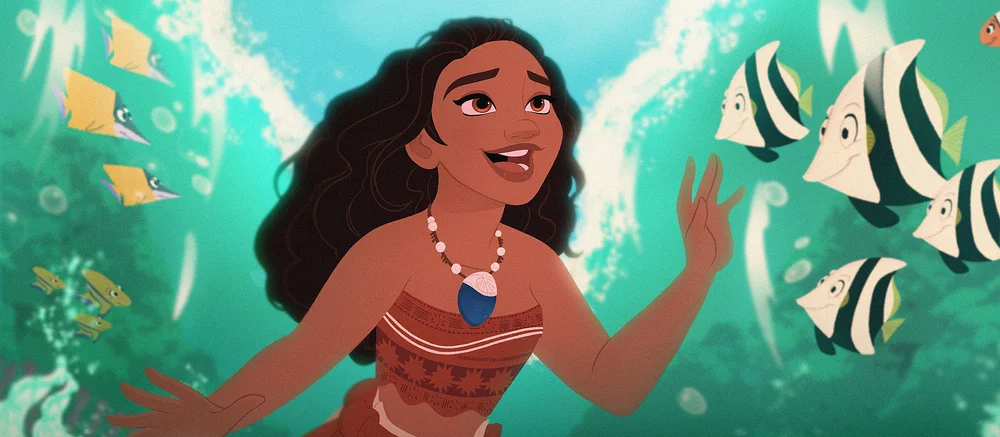 Показан постер нового мультика про диснеевскую принцессу Моану
