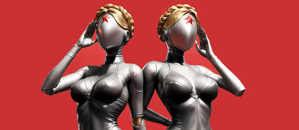 Разработчики Atomic Heart показали свою фигурку роботов-близняшек