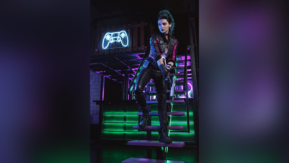 Косплеерша показала молодую версию Бестии из Cyberpunk 2077