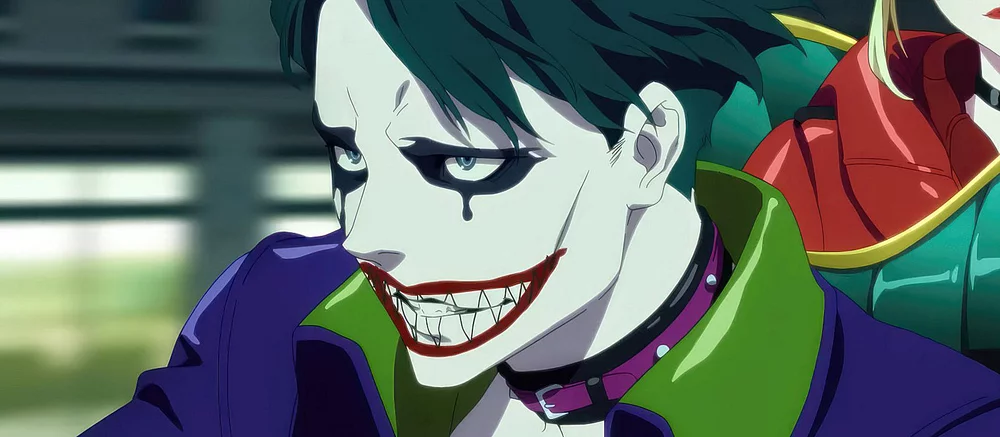 В новом видео аниме по «Отряду самоубийц» показали Джокера
